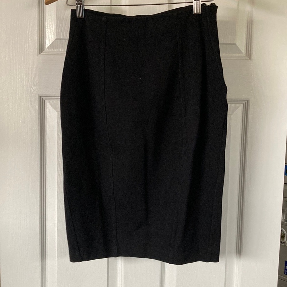 Express womens pencil black skirt